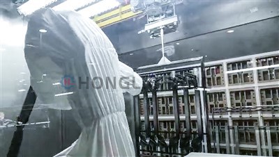 Cabina de pulverización automática