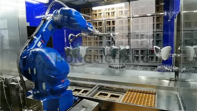 Liña de pintura robótica